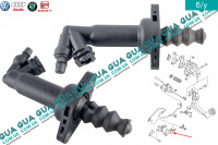 Рабочий цилиндр сцепления Seat / СЕАТ IBIZA IV 2008-2017 1.4TDI (1422 куб.см.)