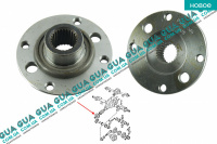 Фланец хвостовика редуктора заднего моста 86-91 ( 25 Шлицов )  Ford / ФОРД TRANSIT 1985-2000 / ТРАНЗИТ 85-00 2.9i (2935 куб.см)