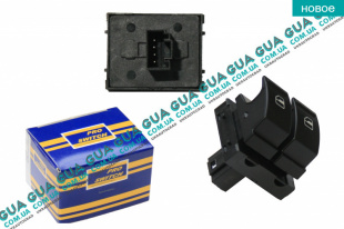 Кнопка стеклоподъемника левая Seat / СЕАТ LEON 2005- 1.6LPG (1595 куб.см.)