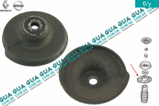 Опора / подушка амортизатора переднего ( проставка пружины верхняя )   