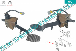 Педаль сцепления   