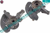 Поворотный кулак / цапфа левая с ступицей без ABS / АБС Z25
