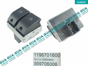 Кнопка стеклоподъёмника / блок кнопок  / кнопки подъёму окон / стекла Seat / СЕАТ IBIZA IV 2008-2017 1.4TDI (1422 куб.см.)