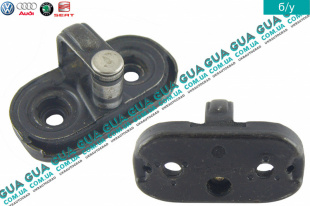 Скоба замка задней двери ляди ( фиксатор / зацеп / петля )   