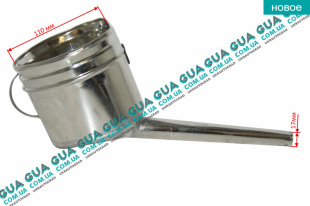 Воронка лейка для авто ( с латунной сеткой ) Volvo / ВОЛЬВО V70 II 2.5TDI (2461 куб.см.)