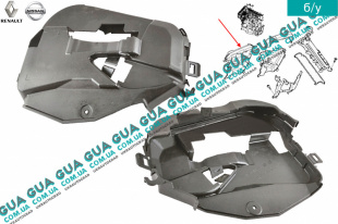 Защита ремня ГРМ верхняя наружная ( крышка ) Renault / РЕНО CLIO II / КЛИО 2 1.5DCI (1461 куб.см.)