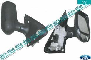 Зеркало заднего вида наружное/боковое электрическое правое Ford / ФОРД TRANSIT 2006- / ТРАНЗИТ 06- 2.3 V16 (2295 куб.см.)