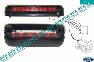 Фонарь сигнала торможения (дополнительный стоп-сигнал) универсал   