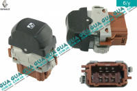 Кнопка стеклоподъемника передней двери правая 6 контактов Renault / РЕНО CLIO II / КЛИО 2 1.9DTI (1870 куб.см.)