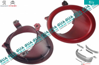 Крепление противотуманной фары левой ( панель / рамка ) Peugeot / ПЕЖО PARTNER M59 2003-2008 / ПАРТНЕР М59 03-08 1.9D (1868 куб.см.)