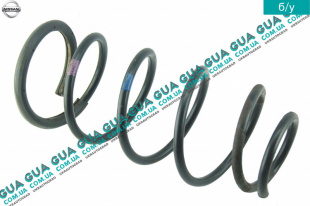 Пружина передняя D12.25 мм Nissan / НИССАН ALMERA N16 / АЛЬМЭРА Н16 2.2 DCI ( 2184 куб.см.)