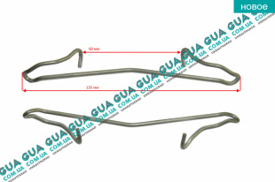Пружина тормозного суппорта переднего ( 1 шт. )   