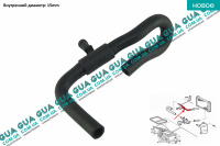 Патрубок / шланг системы отопления ( теплообменника / трубка радиатора печки )