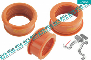 Патрубок / уплотнительное кольцо патрубка турбины / прокладка трубки / сальник ( трубка / шланг )   