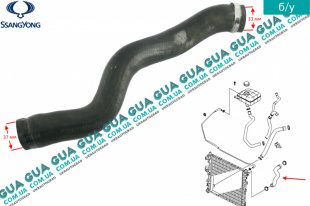Патрубок радиатора верхний SsangYong / САНГЙОНГ KYRON 2.0XDI (1998 куб.см.)