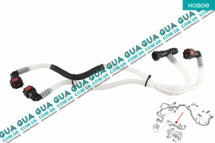 Патрубок / трубка топливной системы ( от ТНВД к топливному фильтру )   