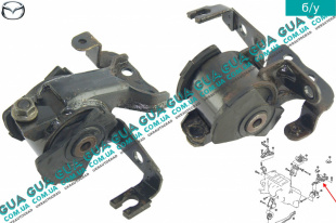 Подушка ( опора ) двигателя левая Mazda / МАЗДА 323 F 1998-2004 1.8 16V (1840 куб.см. ) 