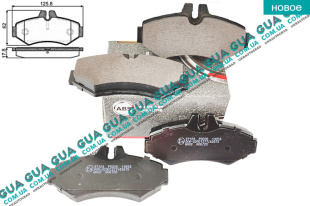 Тормозные колодки задние ( 311-316 BOSCH )   