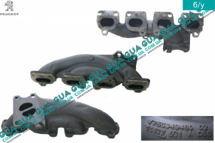 Выпускной коллектор Peugeot / ПЕЖО 207 1.6 THPI 16V (1598 куб.см.)