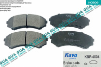 Тормозные колодки передние ( sumitomo )  Mitsubishi / МИТСУБИСИ PAJERO III 2000-2006 / ПАДЖЕРО 3 00-06 3.2DI-D (3200 куб.см.)