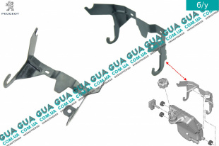 Кронштейн крепления расширительного бачка   