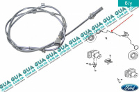 Датчик ABS / АБС задний правый Ford / ФОРД TRANSIT 2006- / ТРАНЗИТ 06- 2.2TDCI (2198 куб.см.)