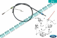 Трос ручного тормоза правый ( задний ) L1310 Ford / ФОРД TRANSIT 2006- / ТРАНЗИТ 06- 2.2TDCI (2198 куб.см.)