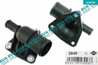 Корпус термостата / фланец охлаждающей жидкости ( тройник )