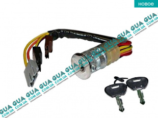 Замок зажигания ( контактная группа / Замок вала рулевого колеса )   