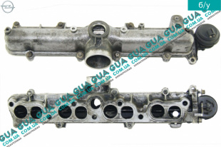 Коллектор впускной ( 2 части метал )   