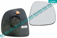 Вкладыш зеркала заднего вида правый с подогревом
