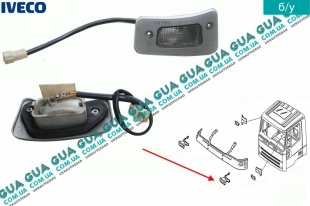 Маркер / фонарь кабины верхний левый   