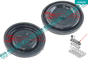 Мембрана клапана вентиляции картерных газов маслоотделителя ( сапуна клапанной крышки) Peugeot / ПЕЖО 3008 1.6HDI (1560 куб.см.)