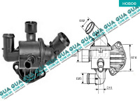 Корпус термостата ( термостат ) 2010-