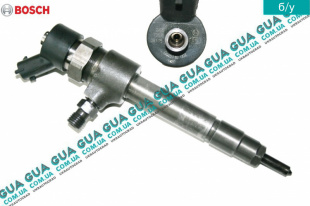 Форсунка дизельная электронная Fiat / ФИАТ BRAVO I 1996-2001 / БРАВО 1 1.9JTD (1910 куб.см.)