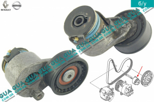 Натяжной механизм ремня генератора ( Натяжная планка / ролик / натяжитель )   