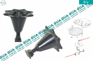 Болт / винт крепления запаски ( кронштейн )   