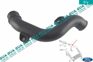 Патрубок интеркулера левый   