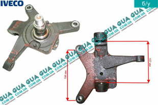 Поворотный кулак / цапфа левая   