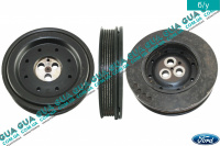 Шкив коленвала демпферный 6 ручейков ( Шкив коленчатого вала ) Ford / ФОРД MONDEO III 2001-2007 / МОНДЕО 3 2.0  16V DI/TDDI/TDCI (1998 куб.см.)