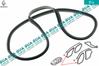 Уплотнитель передней двери ( левый / правый ) Renault / РЕНО LAGUNA II / ЛАГУНА 2 2.2DCI (2188 куб.см.),