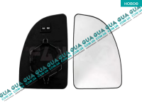  Вкладыш зеркала заднего вида правый верхний с подогревом 99-06