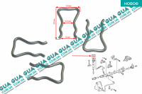 Фиксатор обратки / зажим форсунки ( защелка, крепёж, клипса, стопор ) 1 шт.