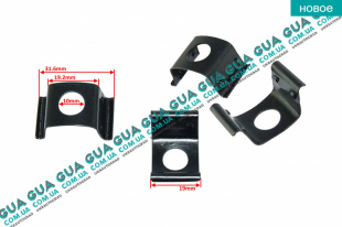 Фиксатор / скоба / крепление шланга / трубки тормозной системы ( 1шт. )   