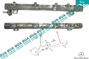 Топливная рейка / Рампа / распределительный трубопровод   