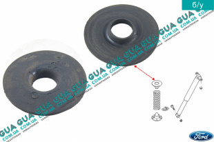 Проставка / резиновое кольцо задней пружины верхняя / нижняя Ford / ФОРД ESCORT 1992-1995 / ЭСКОРТ 92-95 1.3 (1299 куб. см.)