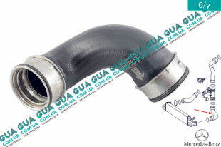 Патрубок интеркулера нижний ( от радиатора к коллектору )   