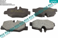 Тормозные колодки задние ( BOSCH )