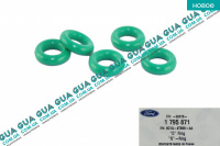 Уплотнительное резиновое кольцо трубки обратки форсунки ( сальник, манжет, прокладка ) 1шт