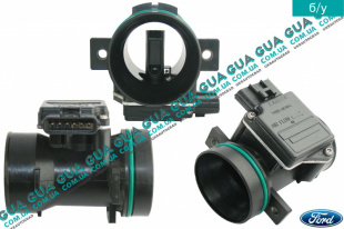 Расходомер воздуха ( воздухомер / датчик массового расхода воздуха ) ДМРВ Ford / ФОРД FUSION / ФЮЖИН 1.4 (1388 куб. см.)